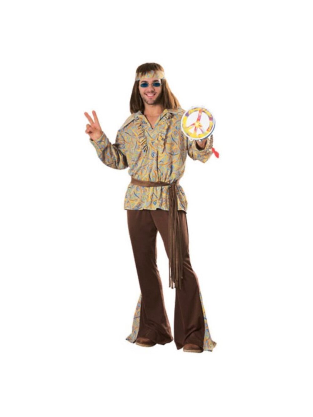 70s Groovy Men Costume Mod Marvin Cosplay Complete Set Size XL
